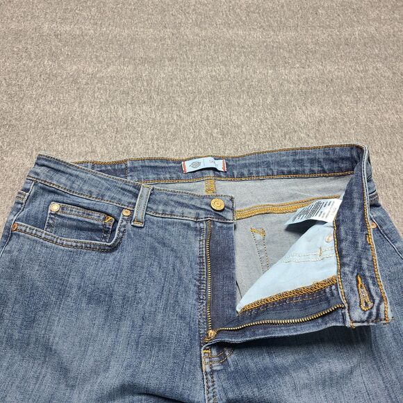 Dickies Womens Jeans 12 Skinny Slim Straight Western Cowgirl Denim Pants - Picture 4 of 9